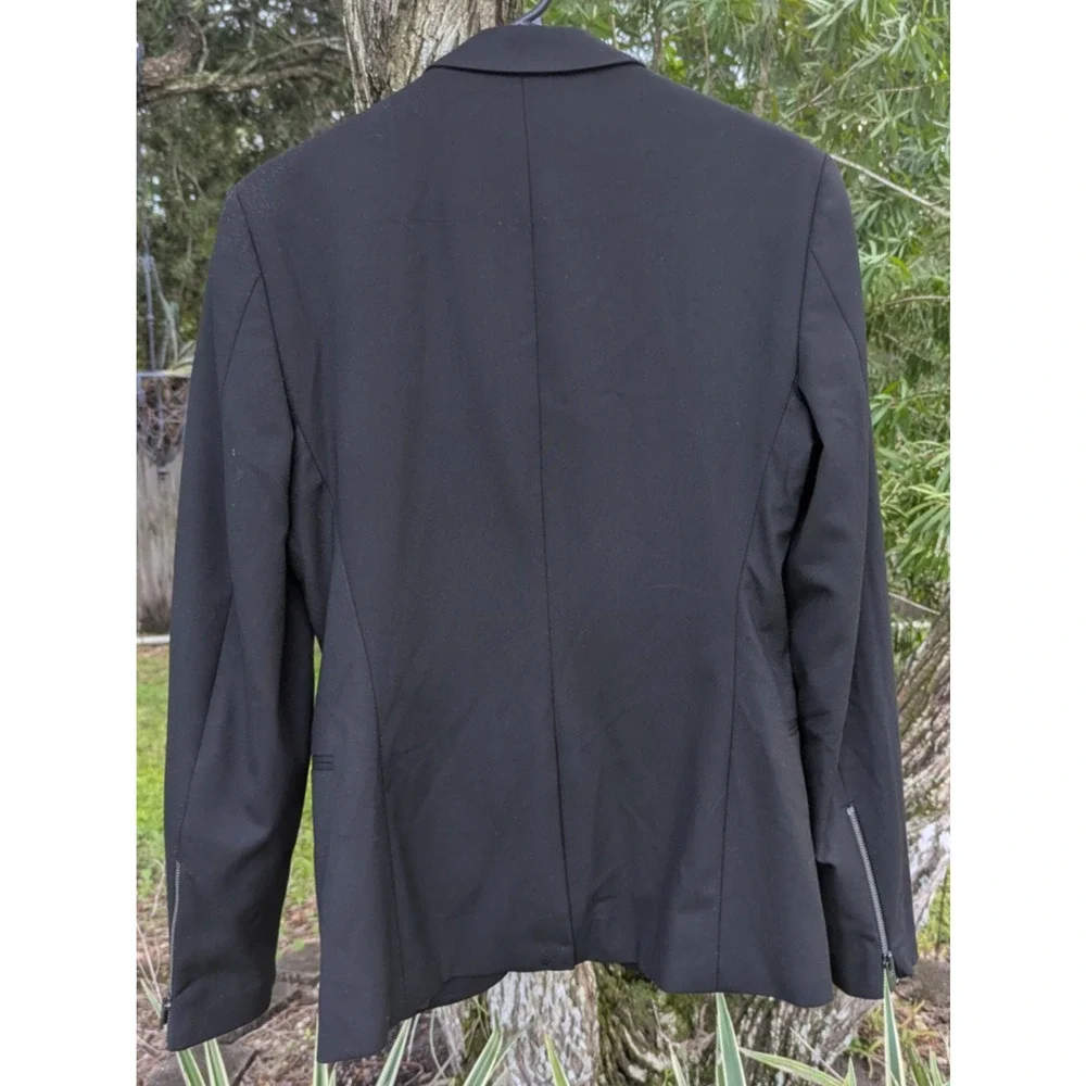 Zara Man Jacket Blazer Black Size S - Picture 9 of 16